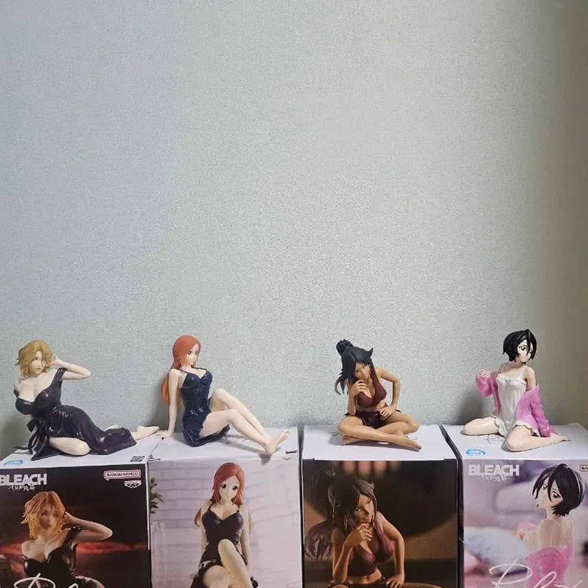 [BUNJANG] Bleach Relax Time Figures Set of 4 / 블리치 릴렉스타임 피규어 4종