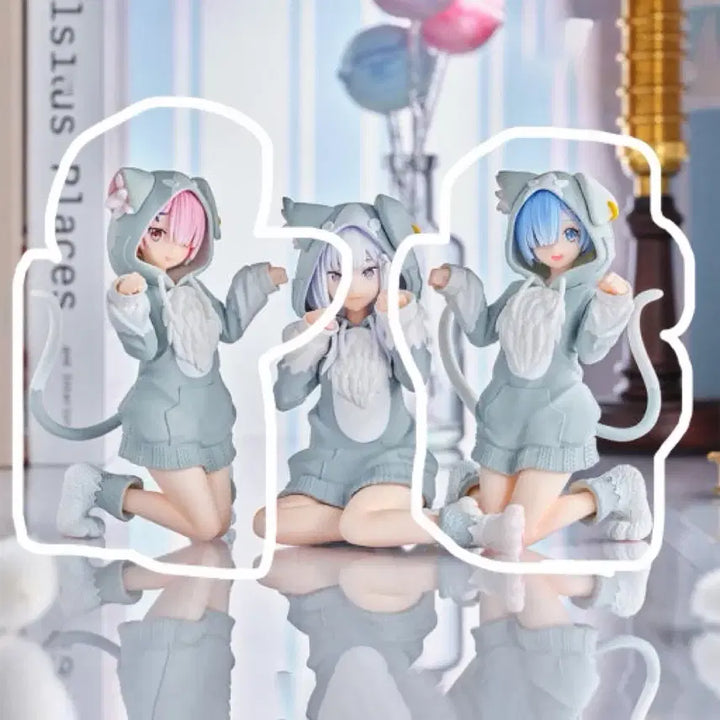 [BUNJANG] Sega Re:Zero YumeMirize Rem &amp; Ram Figure Set / [미개봉] 세가 리제로 유메미라이즈 렘,람 피규어 세트 일괄