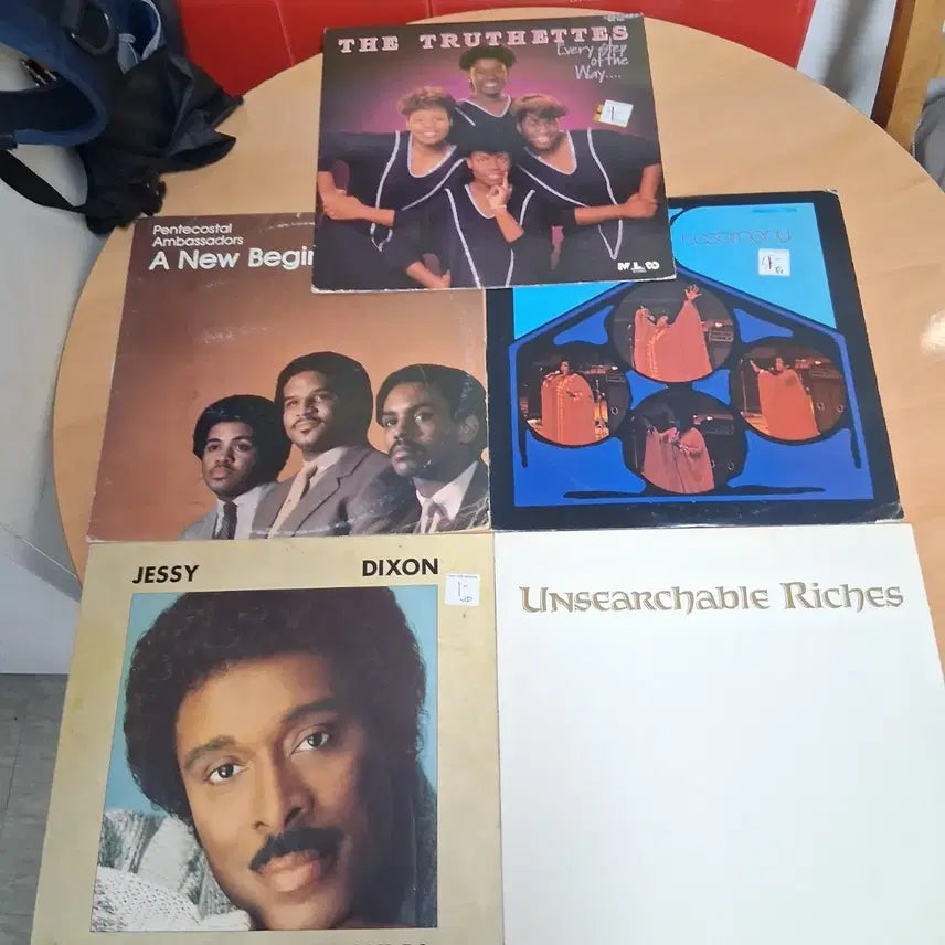 [BUNJANG] Original Gospel Songs LP Bundle Set (5 Records) / 오리지널 가스펠 송 LP 5장 일괄 정리