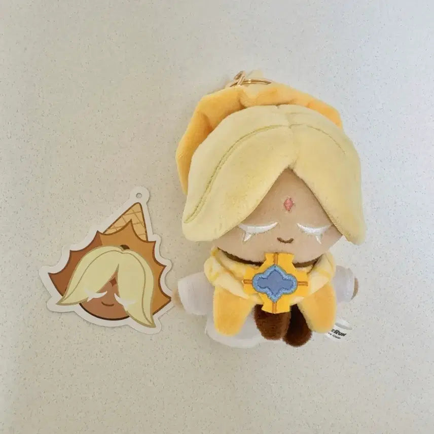 [BUNJANG] Cookie Run Kingdom Pure Vanilla Cookie Keyring Plush / 쿠키런 킹덤 퓨어바닐라 쿠키 키링 인형