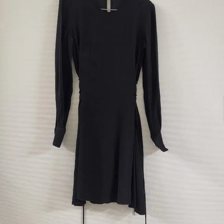 [BUNJANG] Theory Black Belted Waist Dress / 띠어리 허리스트링 블랙 원피스