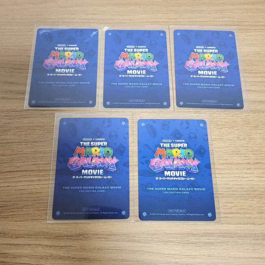 [BUNJANG] Super Mario Galaxy Hologram Photocard Set (Yoshi, Luigi, Peach, Rosalina) / 슈퍼마리오 갤럭시 홀로그램 포카/요시/루이지/피치/로젤리나