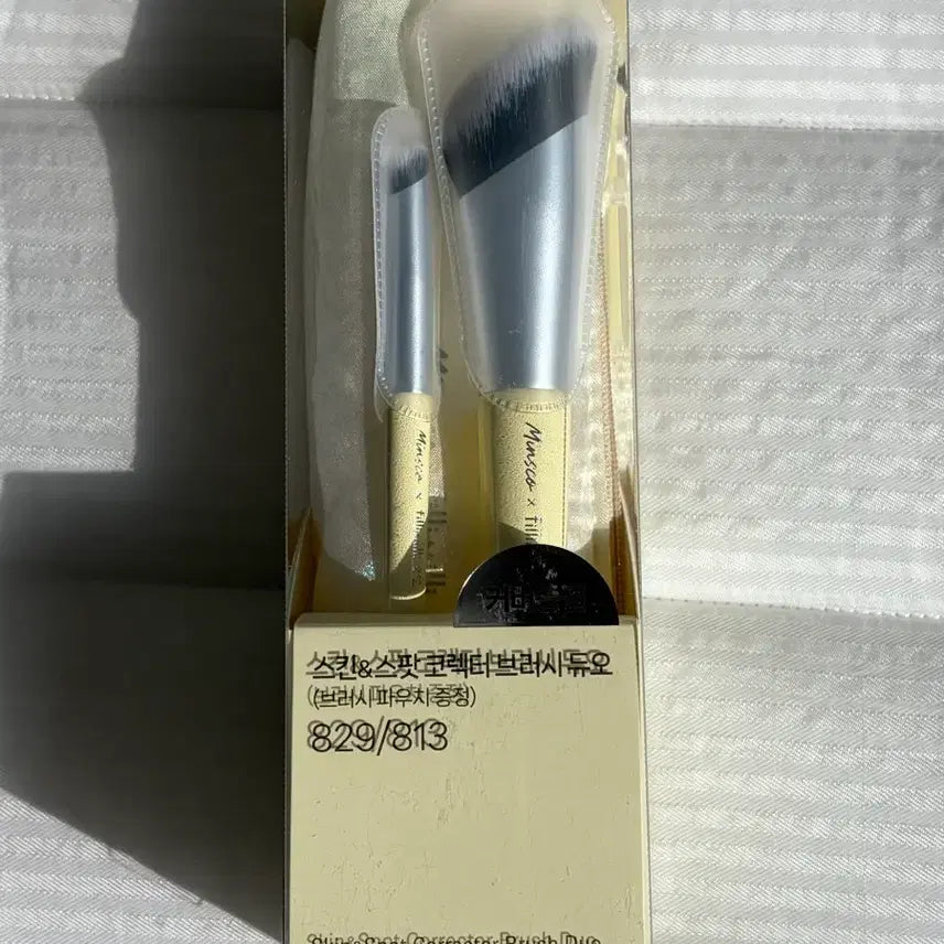 [BUNJANG] Fillimilli Skin &amp; Spot Corrector Brush Duo 829/813 / 필리밀리 스킨&amp;스팟 코렉터 브러시 듀오 829/813