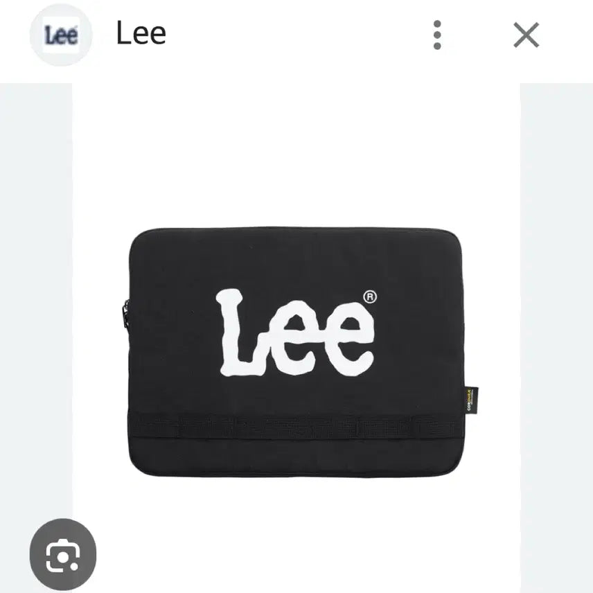[BUNJANG] LEE Cordura Black Laptop Tablet Pouch / LEE 리 노트북 타블렛 파우치 블랙 (코듀라 블랙)