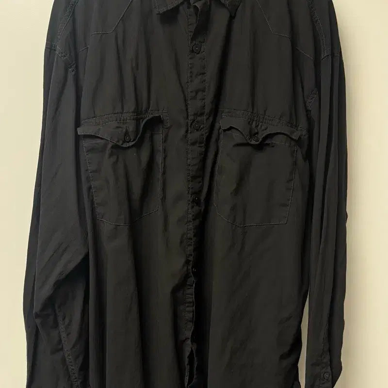 [BUNJANG] Poleriteu Rouge Tenko Western Shirt Black / [2]폴리테루 루즈드 텐코 웨스턴 셔츠 블랙