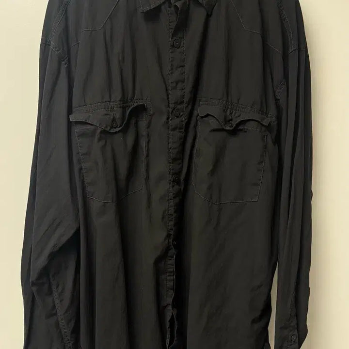 [BUNJANG] Poleriteu Rouge Tenko Western Shirt Black / [2]폴리테루 루즈드 텐코 웨스턴 셔츠 블랙