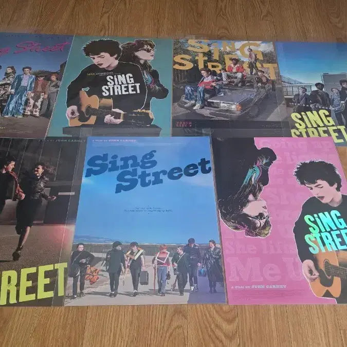 [BUNJANG] Sing Street A3 Poster Bundle Set (7 Types) / 싱 스트리트 A3 포스터 7종 일괄 팝니다