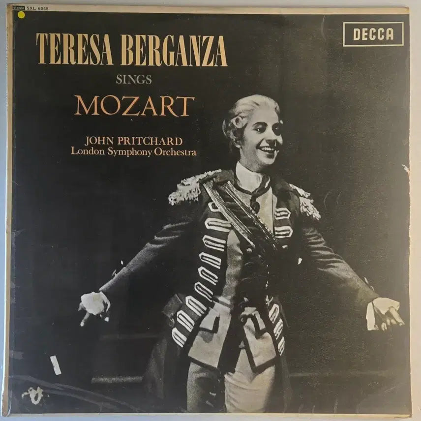[BUNJANG] Teresa Berganza Sings Mozart Aria Album LP (Decca SXL WB ED1) / 테레사 베르간사- 모차르트 아리아집 LP(Decca SXL WB ed1)