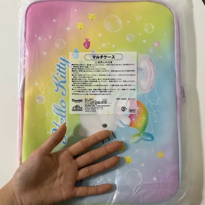 [BUNJANG] Hello Kitty Little Mermaid Ichiban Kuji Prize A Laptop Pouch Multi Case / 헬로키티 인어공주 쿠지 3등상 노트북 파우치 멀티 케이스