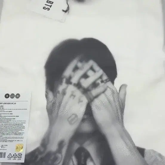 [BUNJANG] BTS Arirang Short Sleeve T-Shirt Jungkook L White / BTS 아리랑 숏슬리브 티셔츠 정국 L 화이트 새상품