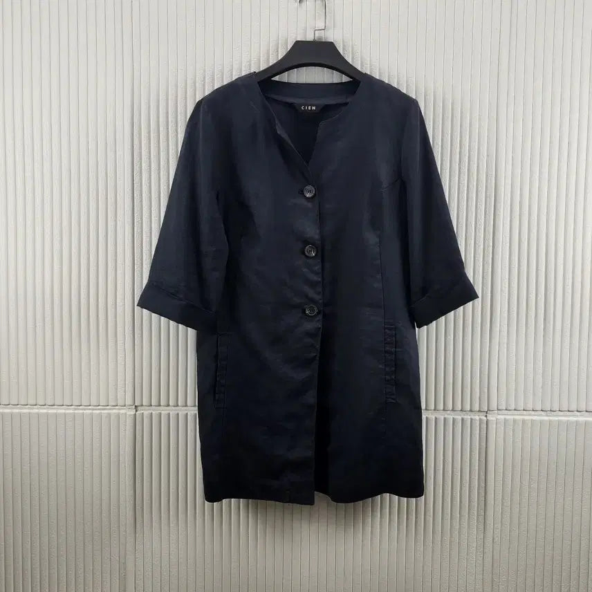 [BUNJANG] 77 Linen 7/10 Sleeve Jacket / [77]시엔 7부 린넨 자켓