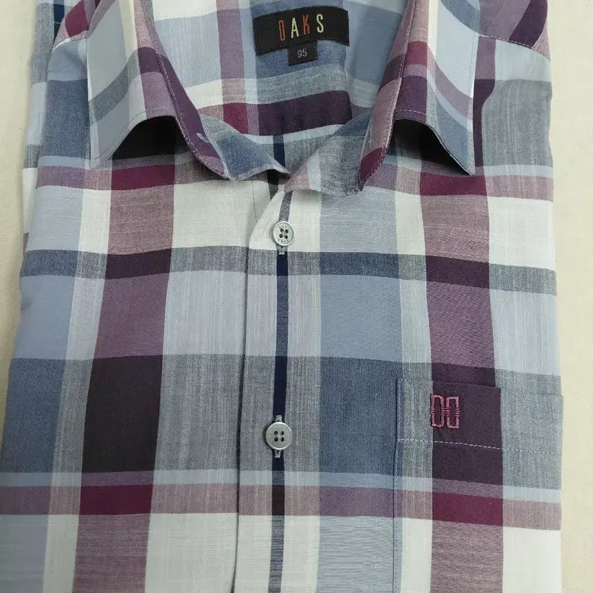 [BUNJANG] Daks Check Pattern Dress Shirt (Size 95) / 닥스남방95