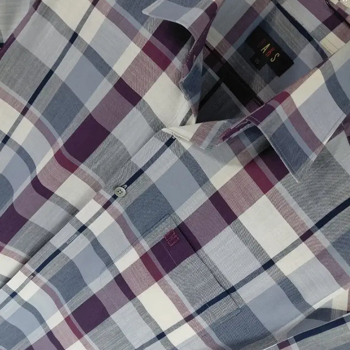 [BUNJANG] Daks Check Pattern Dress Shirt (Size 95) / 닥스남방95