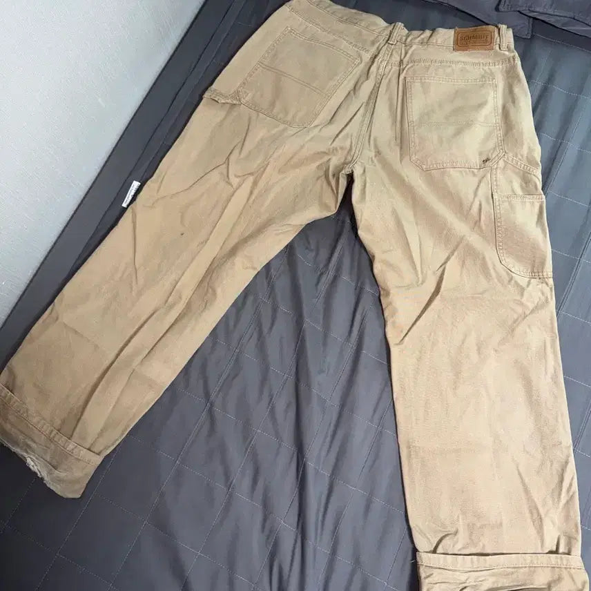 [BUNJANG] Vintage Beige Cotton Trousers / 빈티지 베이지 면 바지