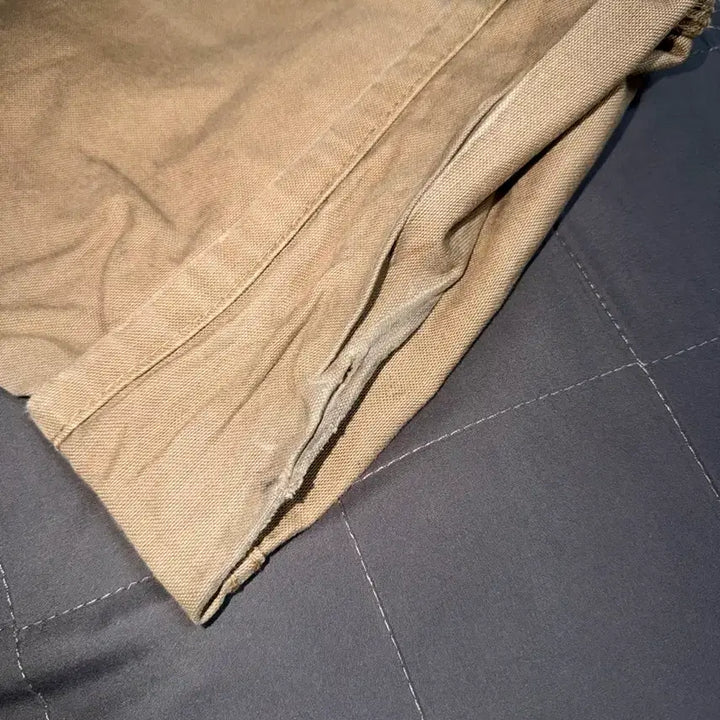 [BUNJANG] Vintage Beige Cotton Trousers / 빈티지 베이지 면 바지