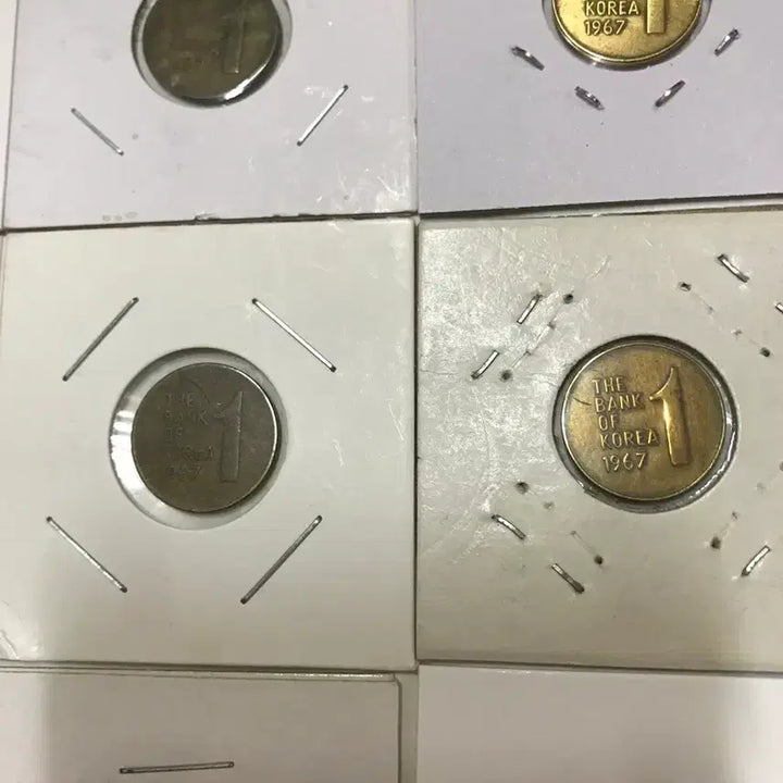 [BUNJANG] 1967 South Korean 1 Won Coin (Bundle of 26) / 한국은행 67년1원 동전 판매