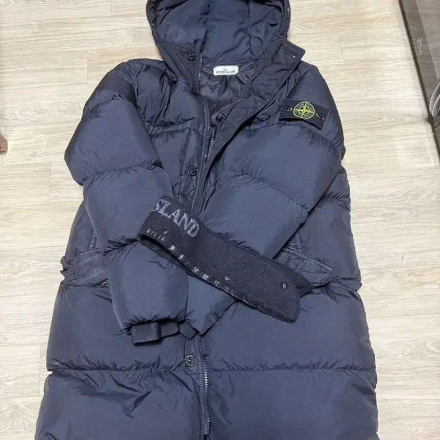 [BUNJANG] Stone Island Crinkle Reps Long Padding FW20 / 20fw 스톤아일랜드 크링크랩스 롱패딩