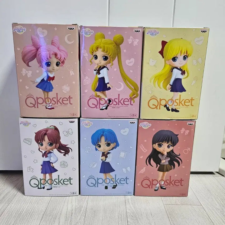 [BUNJANG] Sailor Moon Eternal Q posket 6종 Set / 세일러문 이터널 큐포스켓 6종 판매합니다
