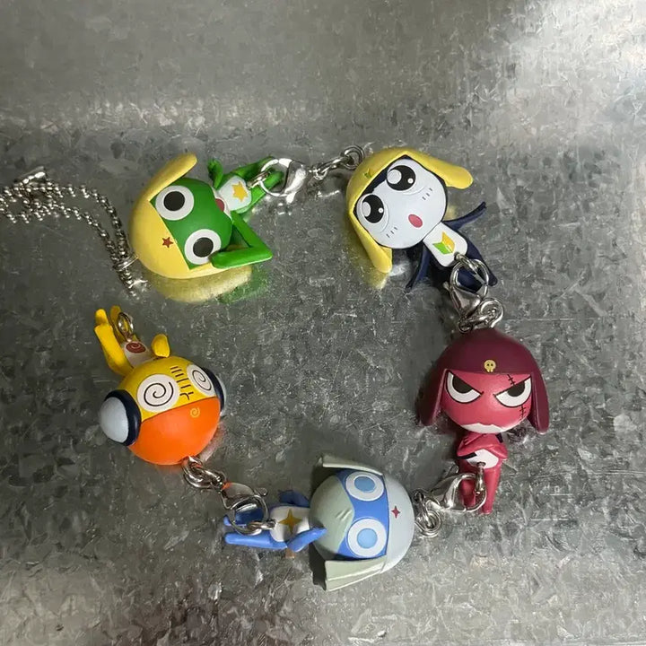 [BUNJANG] Sgt. Frog Keroro Series Gacha String Charms Bundle Set / 개구리 중사 케로로 줄줄이 대롱가챠 일괄