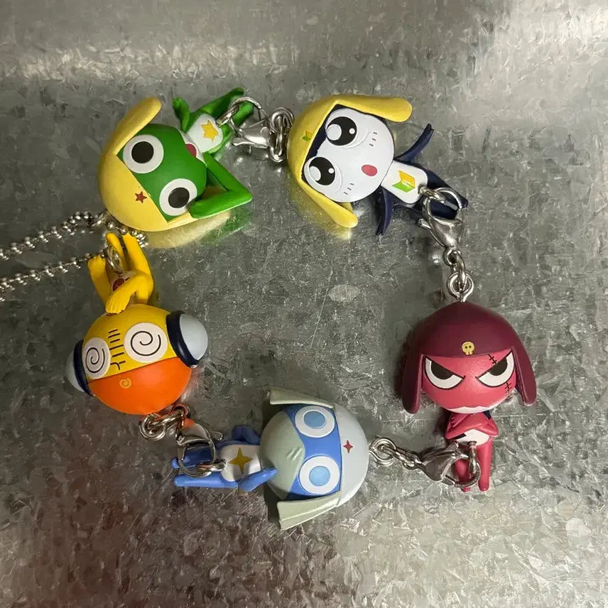 [BUNJANG] Sgt. Frog Keroro Series Gacha String Charms Bundle Set / 개구리 중사 케로로 줄줄이 대롱가챠 일괄