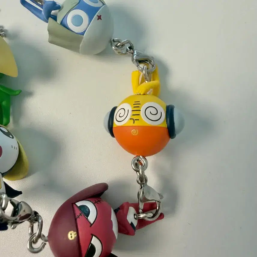 [BUNJANG] Sgt. Frog Keroro Series Gacha String Charms Bundle Set / 개구리 중사 케로로 줄줄이 대롱가챠 일괄