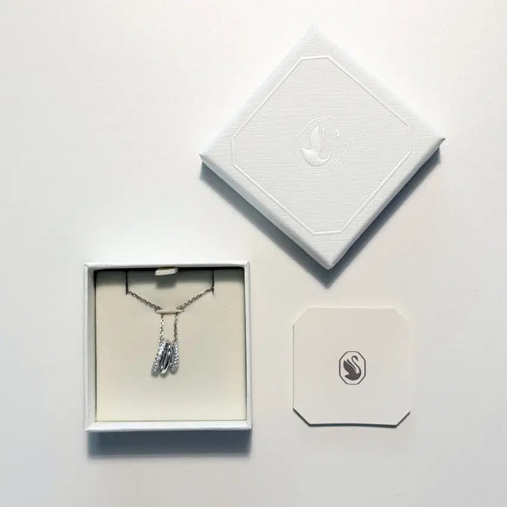 [BUNJANG] Swarovski Hyperbola Pendant Necklace Rhodium / (새상품) 스와로브스키 Hyperbola 펜던트 로듐 목걸이