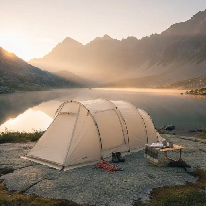 [BUNJANG] Kovea Gigas 510 Tunnel Tent Beige 4-Person / [새상품]코베아 기가스 510 텐트 터널형 텐트