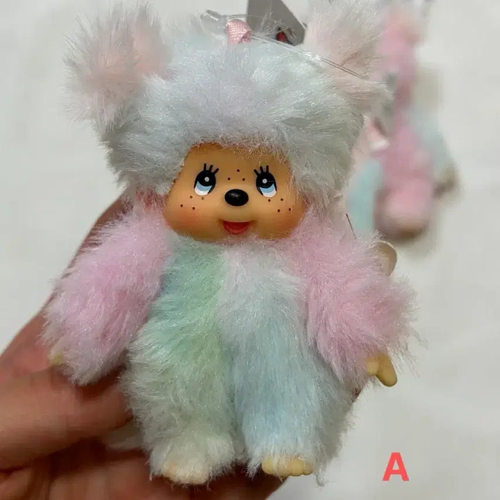 [BUNJANG] Monchhichi Tie-Dye New Plush Toy / 타이다이 몬치치 새상품