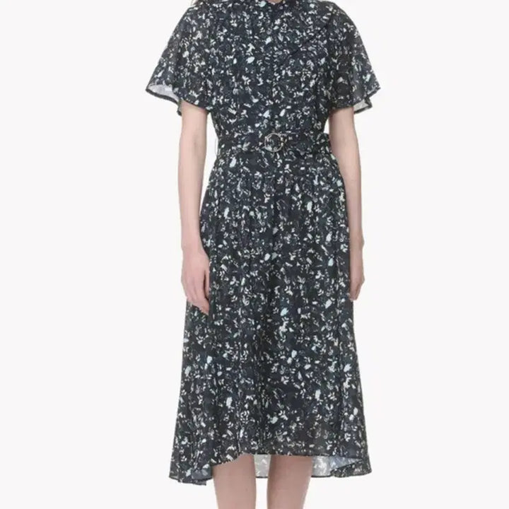[BUNJANG] SJSJ Ribbon Print Dress / SJSJ 백 리본 프린트 고소영 원피스