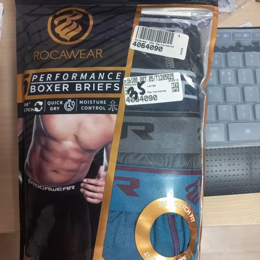[BUNJANG] Rocawear Boxer Briefs 4-Pack (L) / 라카웨어 Rocawear 드로즈 4개 1팩 박서브리프