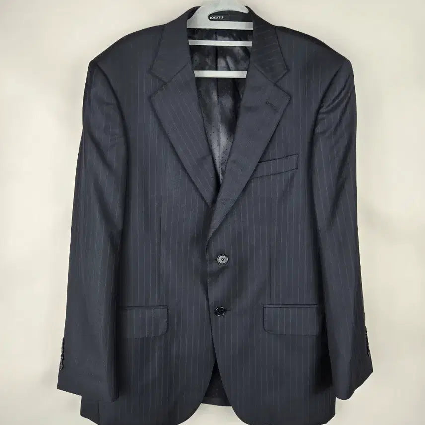 [BUNJANG] RogaDIS 39R Wool 100% Stripe Suit Set / [무료배송]로가디스 39R 울100스트라이프 정장 셋업 세트