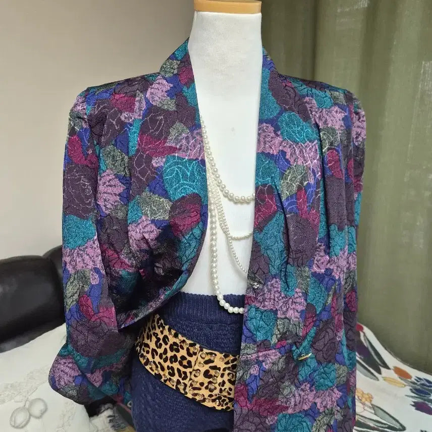 [BUNJANG] Jacquard Jacket Loose Fit / 색감예술 루즈핏 자가드자켓
