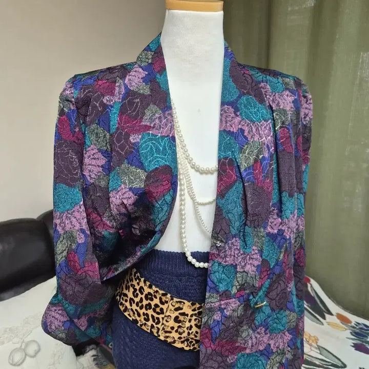 [BUNJANG] Jacquard Jacket Loose Fit / 색감예술 루즈핏 자가드자켓