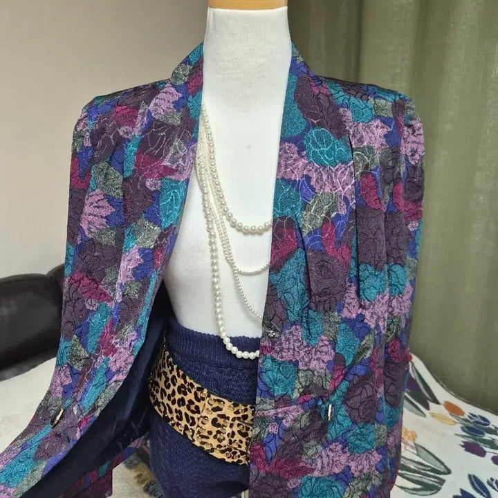 [BUNJANG] Jacquard Jacket Loose Fit / 색감예술 루즈핏 자가드자켓