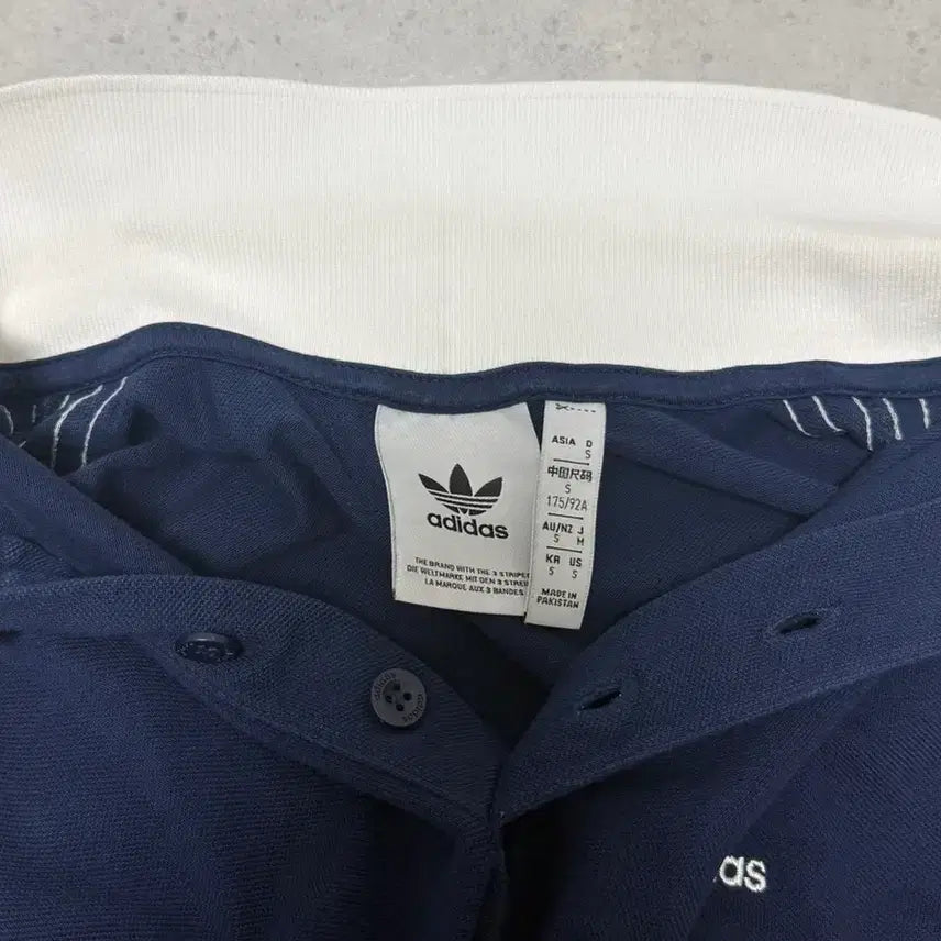 [BUNJANG] Adidas Adicolor Classics 3-Stripes Polo Shirt Indigo / 아디다스 아디컬러 클래식 삼선 3스트라이프 폴로 셔츠 인디고
