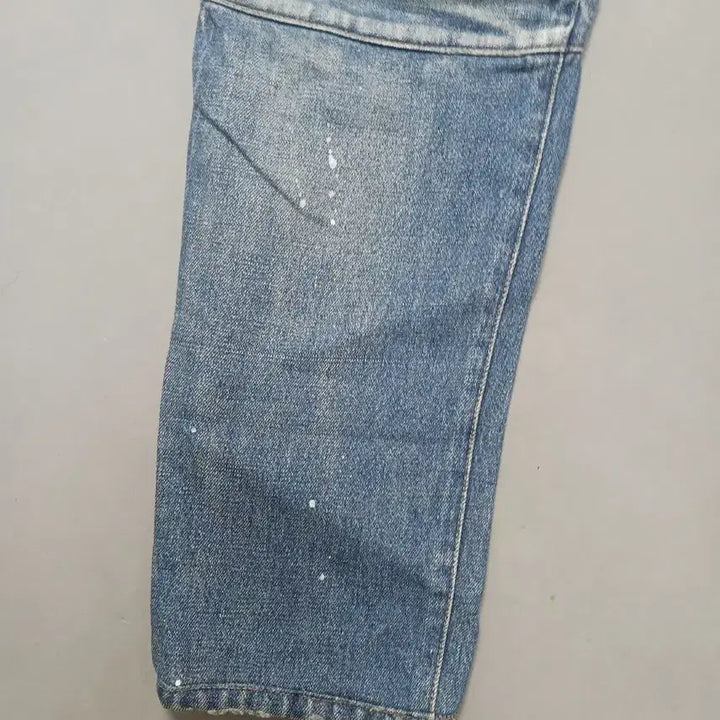 [BUNJANG] Balmain Paint Penki Biker Jeans 32 / 정품 [32] 발망 페인트 펜키 바이커 데님 진 청바지 155BLUE