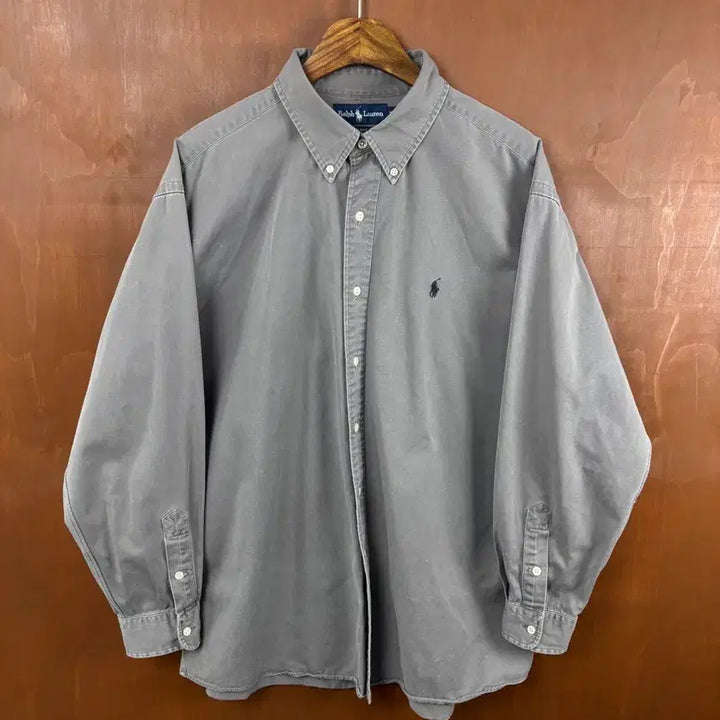 [BUNJANG] Polo Ralph Lauren Grey Shirt XL / 폴로 랄프로렌 셔츠 그레이
