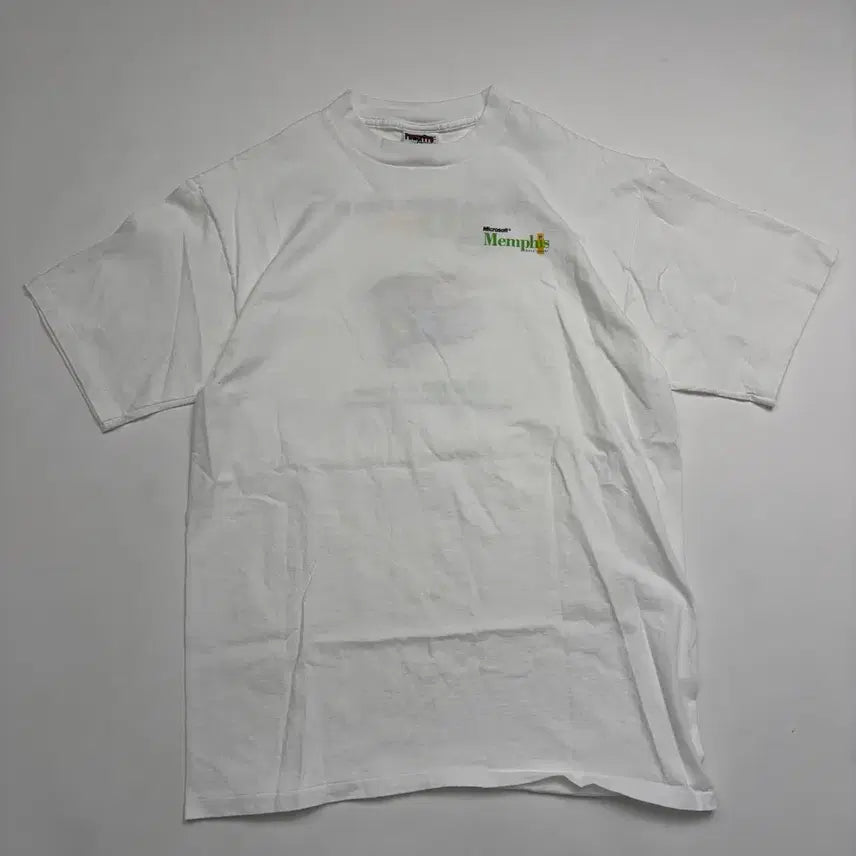 [BUNJANG] Microsoft 90s T-Shirt (White) / 90s Microsoft Tee (white)