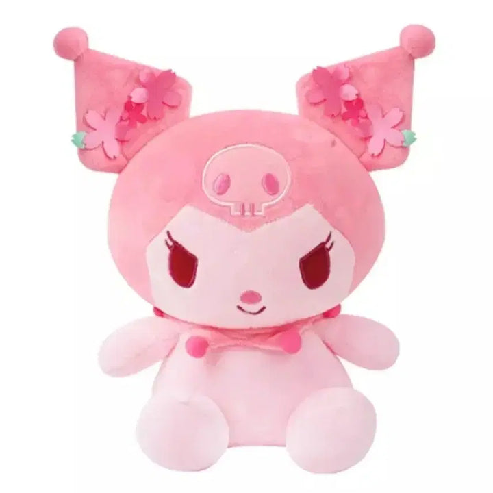 [BUNJANG] Sanrio Kuromi Cherry Blossom Medium Plush / 산리오 쿠로미 체리블라썸 중형 새상품