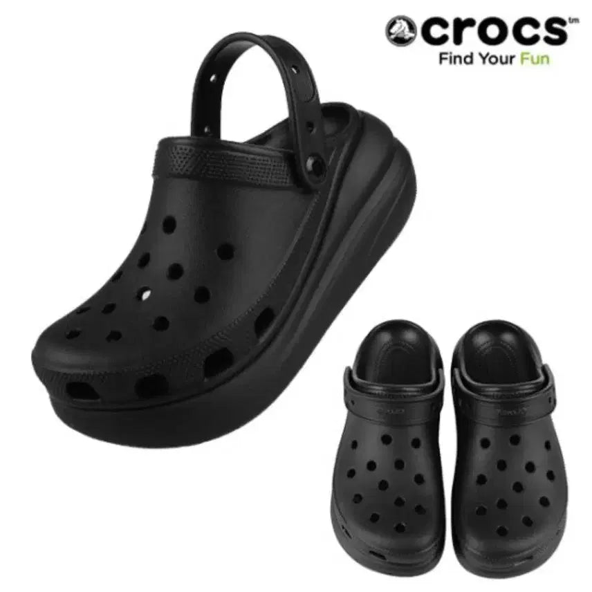 [SOLD OUT] 크록스 정품 클래식 크러쉬 클로그 남녀용 블랙 250