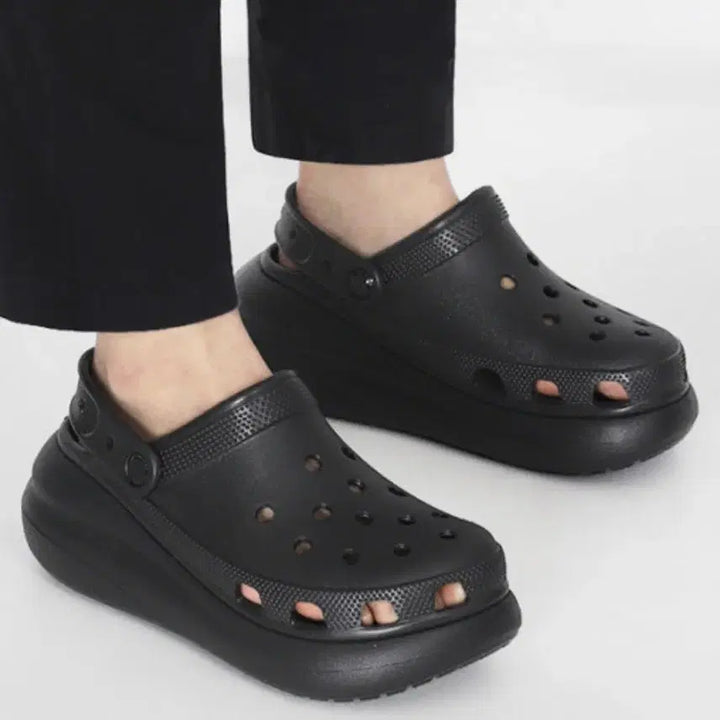 [SOLD OUT] 크록스 정품 클래식 크러쉬 클로그 남녀용 블랙 250