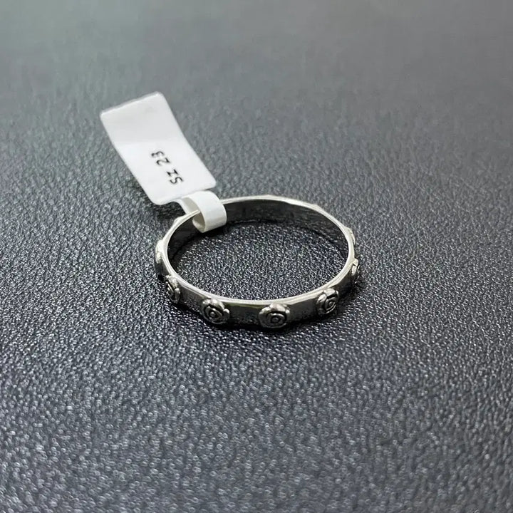 [SOLD OUT] [새상품] 실버 묵주반지(회전X)