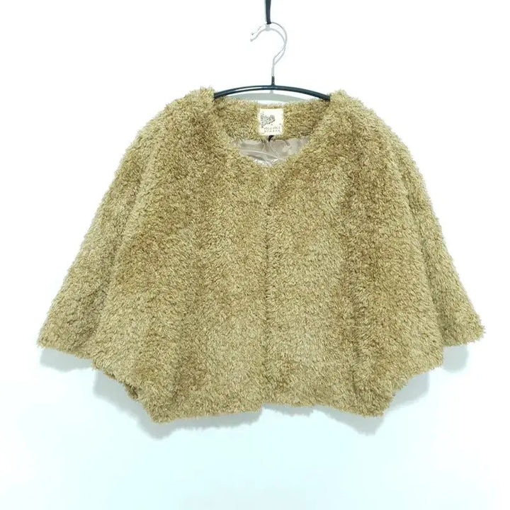 [SOLD OUT] JPN 반소매 크롭 퍼 가디건 L_M2475