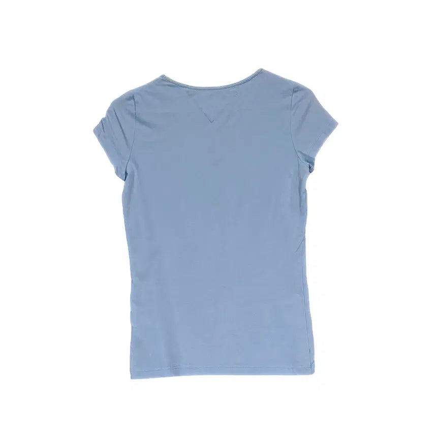[SOLD OUT] 타미힐피거 여성 미니멀 슬림핏 반팔티 85 소라 08000