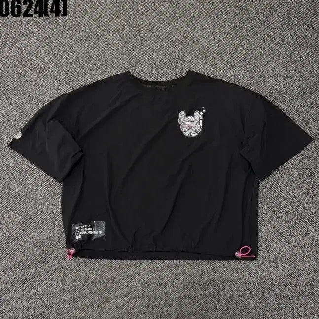 [SOLD OUT] 라이프워크 스노클링 반팔 크롭 티셔츠 블랙 F 0624