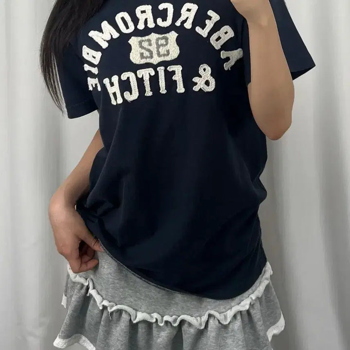 [SOLD OUT] 아베크롬비 네이비 빅로고 반팔