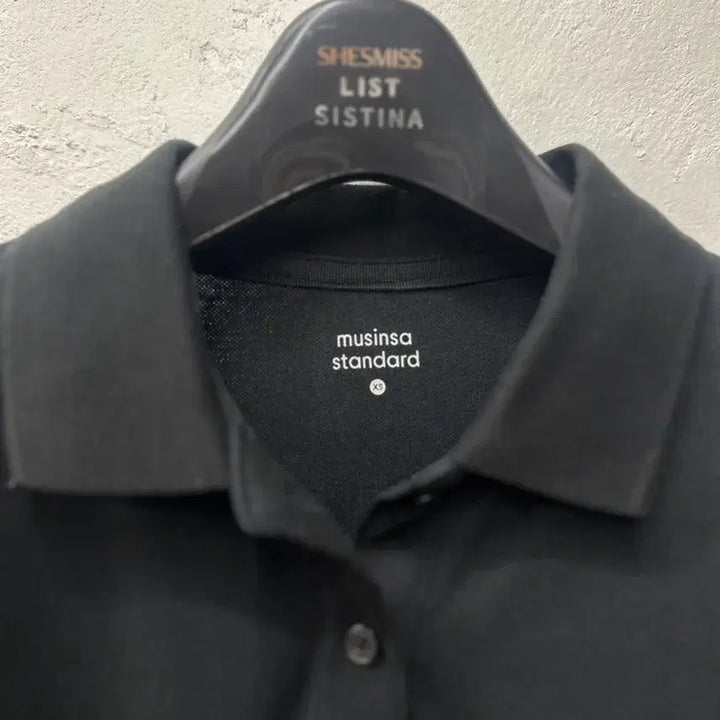 [SOLD OUT] 무신사 여 원피스 블랙/카라/반팔 XS