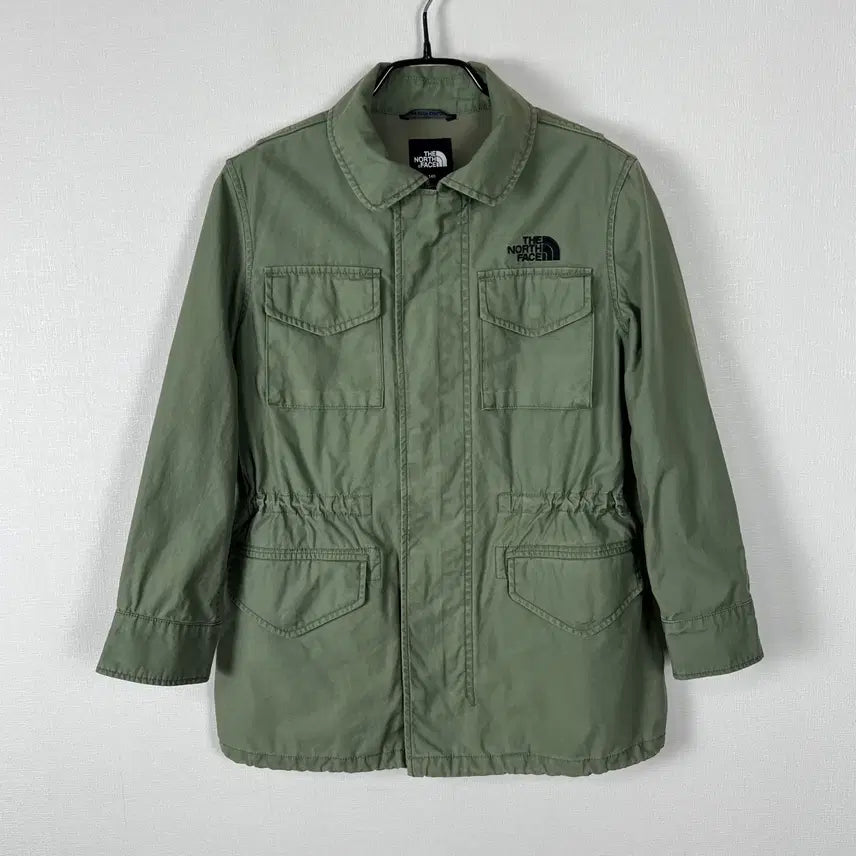 [SOLD OUT] 노스페이스 카키 바람막이 자켓 점퍼 아동140 9 10 라덴 빈티지