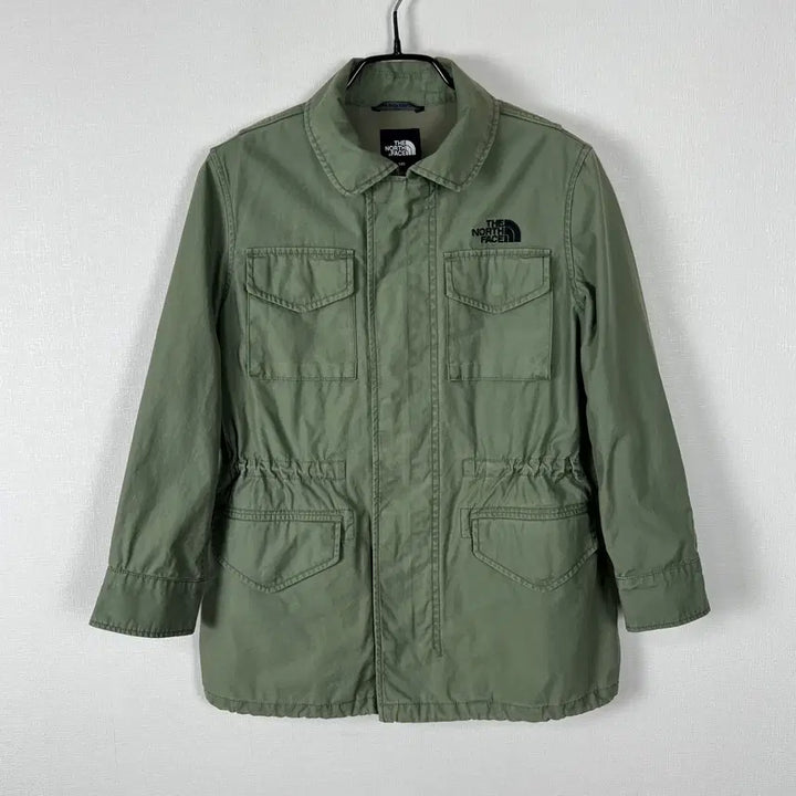 [SOLD OUT] 노스페이스 카키 바람막이 자켓 점퍼 아동140 9 10 라덴 빈티지