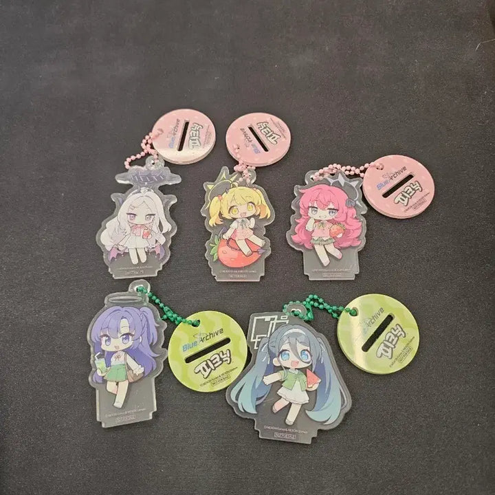 [SOLD OUT] 블루아카 히나/이부키/이로하/유우카 아크릴키링+컵 팝니다